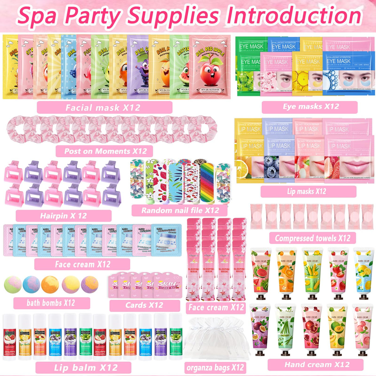 sszs contents laid out to display variety and easy organization