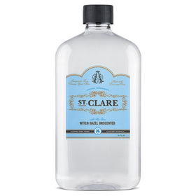 St Clare front bottle showing clean packaging and gentle toner benefits