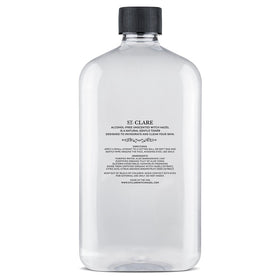 St Clare packaging back showing safety and ingredient transparency benefit