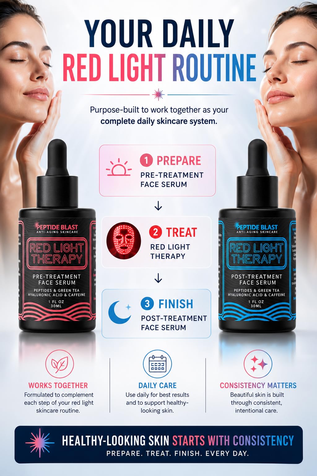 St. Croix Products macro image of marine extract and peptide blend conveying potency