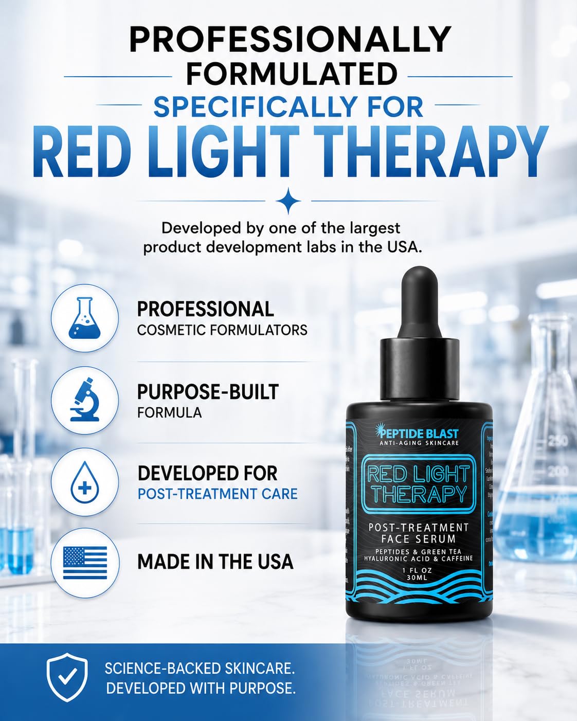 St. Croix Products watery serum texture close-up demonstrating fast absorption