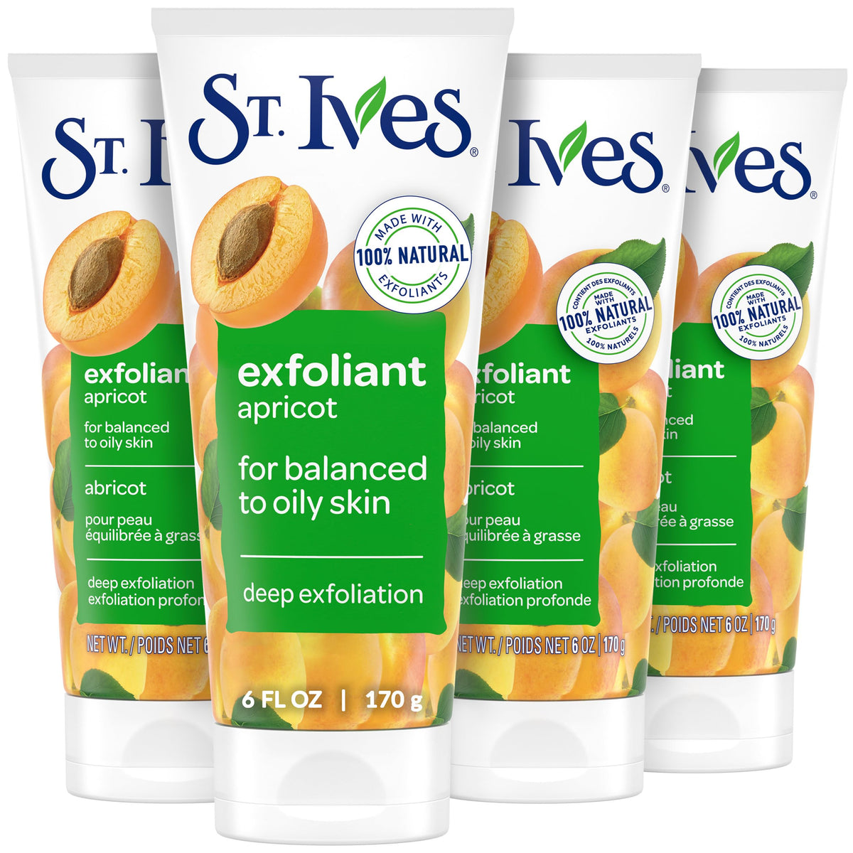 St. Ives front packaging showing product name and benefits