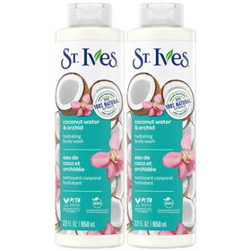St. Ives front packaging showing coconut and orchid scent and benefit