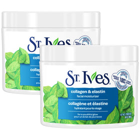 St. Ives front packaging showing collagen and elastin benefits