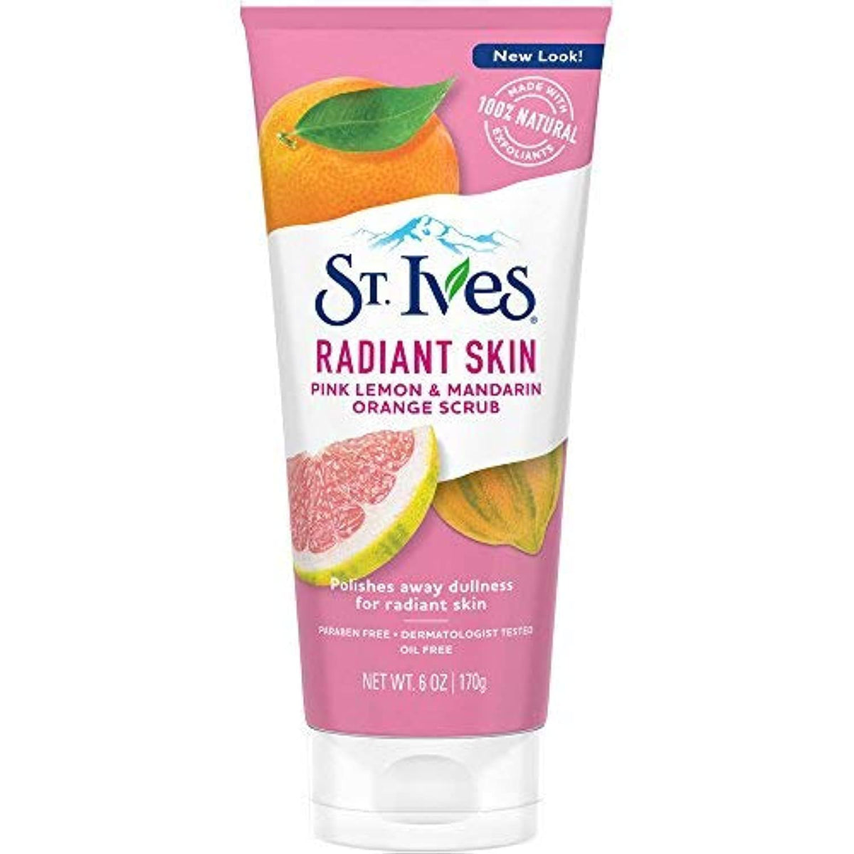 St. Ives front packaging showing jar and bright citrus benefit