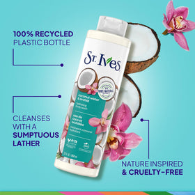St. Ives rich foam texture demonstrating moisturizing lather