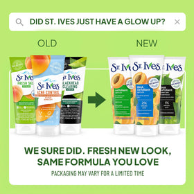 St. Ives lifestyle photo of woman applying scrub, demonstrates simple at-home use benefit