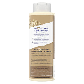 St. Ives pump dispensing creamy lather that moisturizes skin while washing