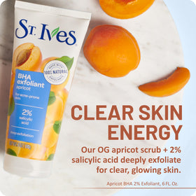 St. Ives tube open with product visible for easy dispensing and hygiene