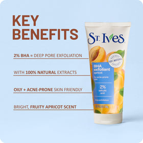 St. Ives walnut shell powder detail illustrating natural exfoliant power