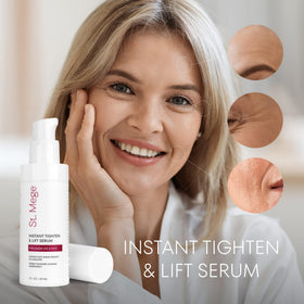 St. Mege cream texture close-up highlighting lightweight finish and fast set
