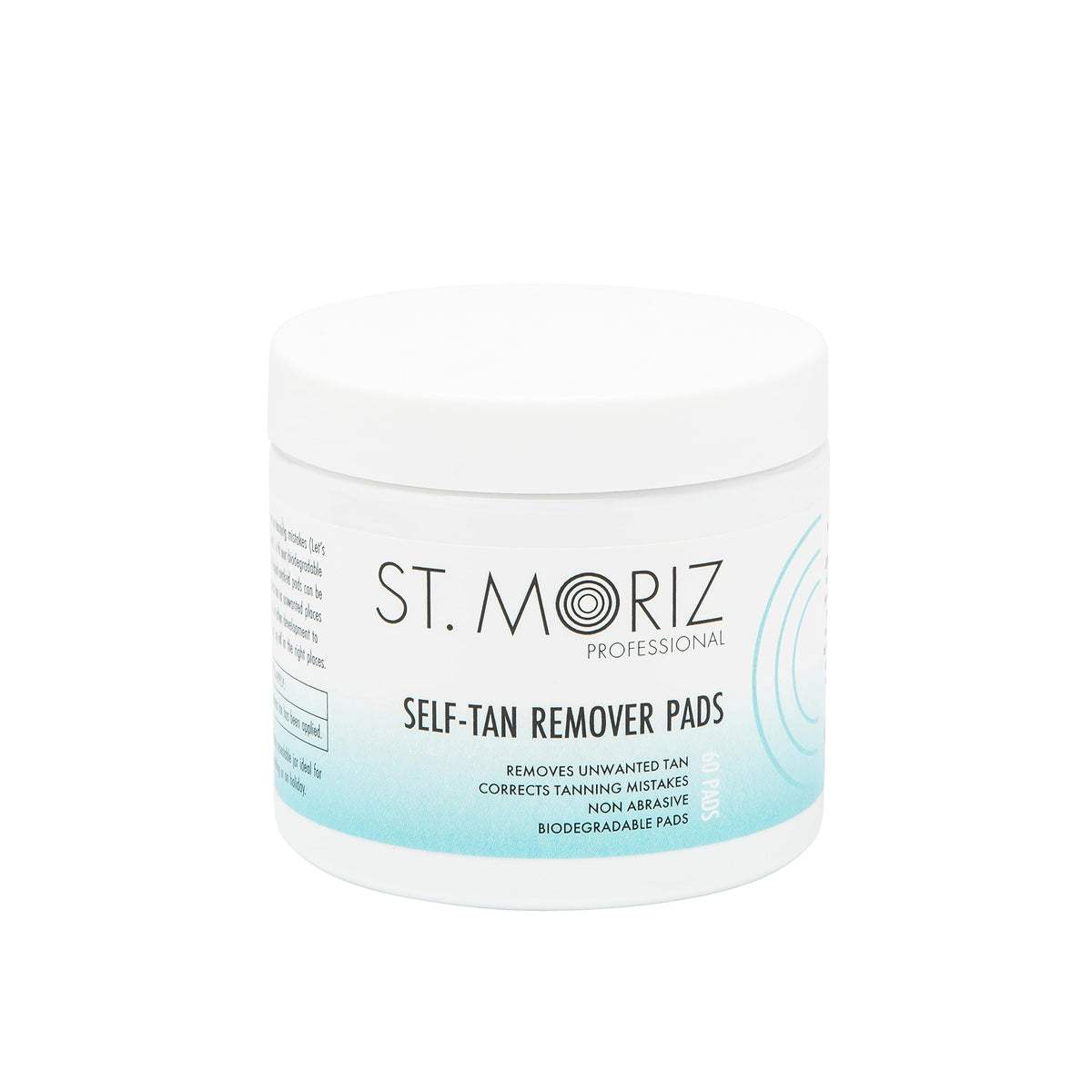 St. Moriz front jar packaging showing brand and product benefit