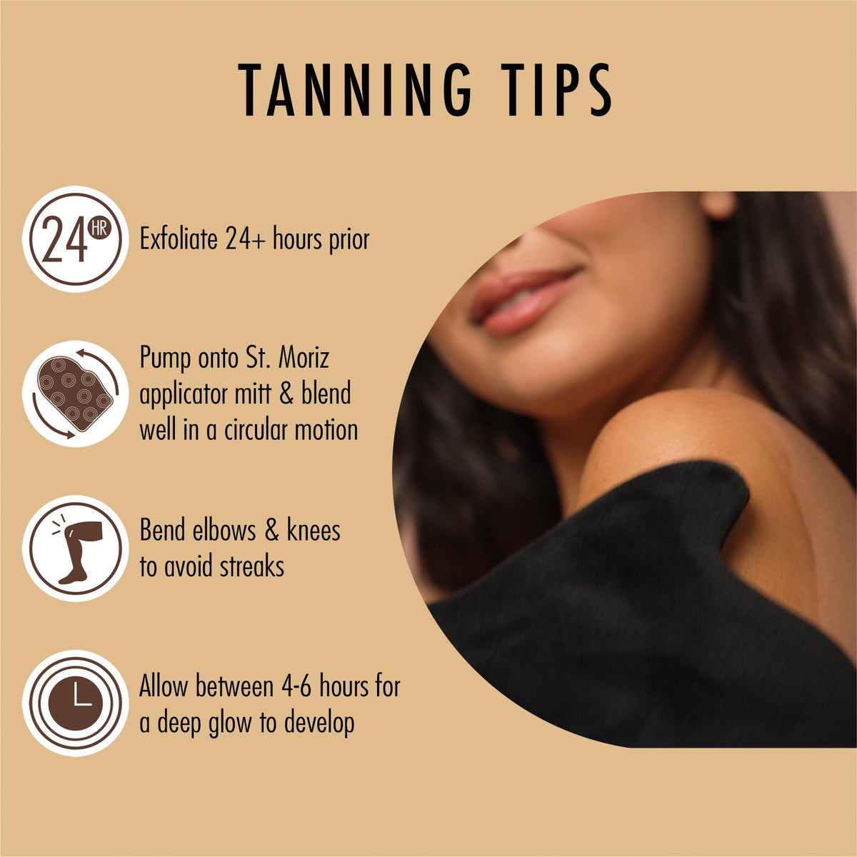 st. moriz label highlighting Vitamin E and Aloe Vera for moisturized skin benefit