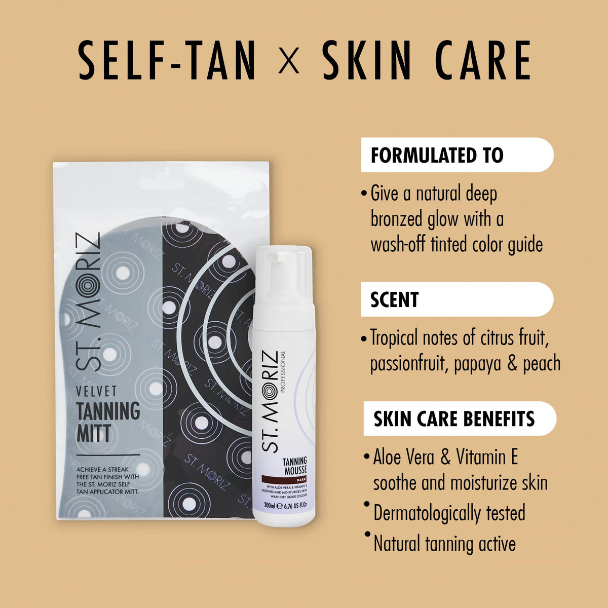 st. moriz mousse texture close-up showing creamy foam for smooth blend benefit