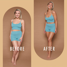 St. Moriz velvet tanning mitt detail demonstrating even product distribution