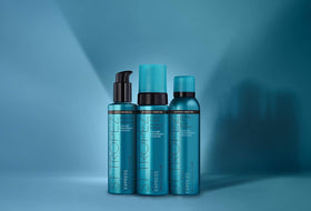St.Tropez application on legs demonstrating streak-free, quick-dry result