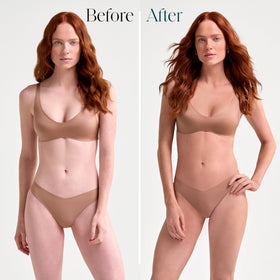 St.Tropez application on arm demonstrating streak-free, even coverage benefit