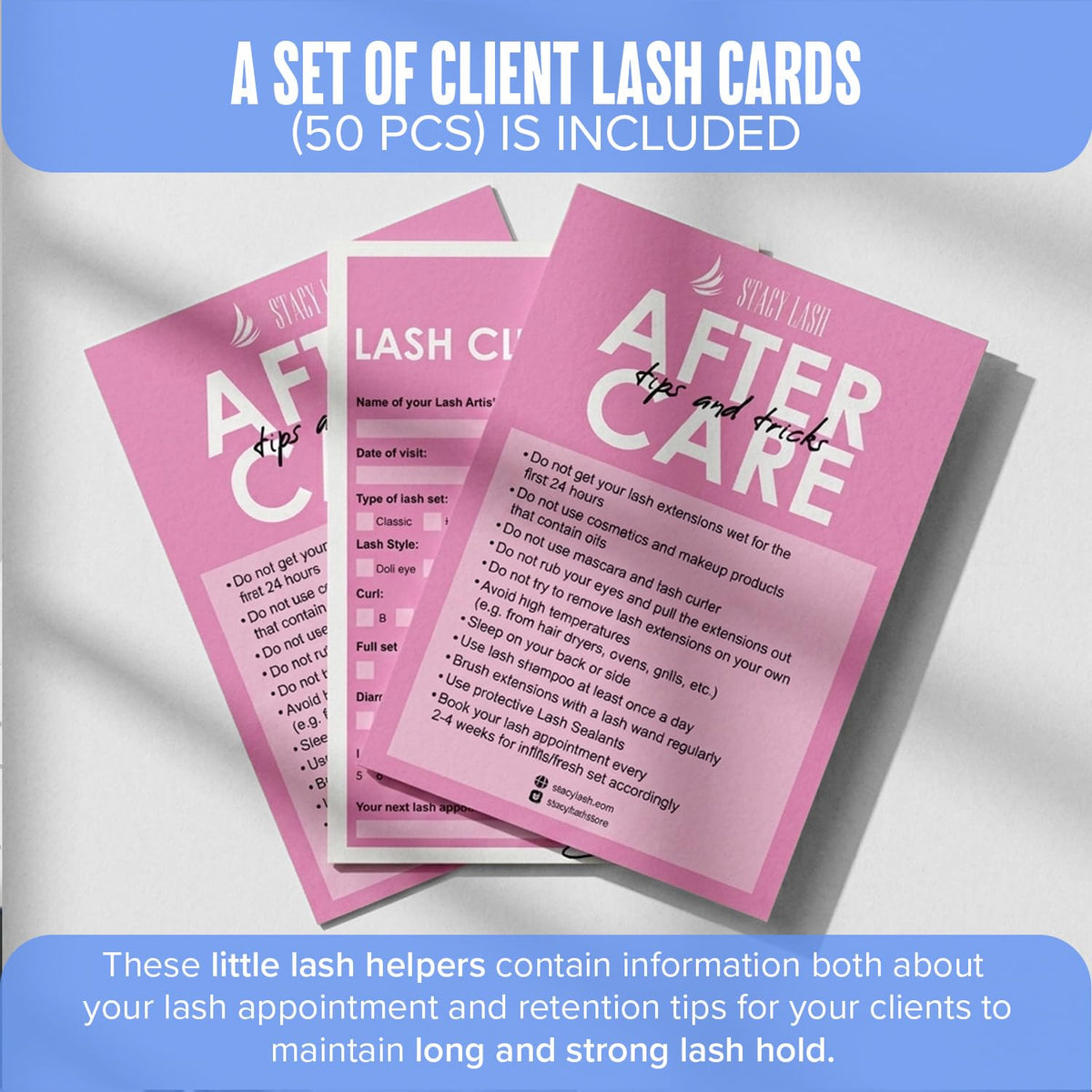 STACY LASH applied to lashes showing safe, effective cleansing benefit