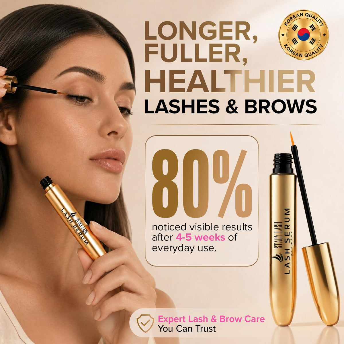 STACY LASH precision applicator close-up for accurate application