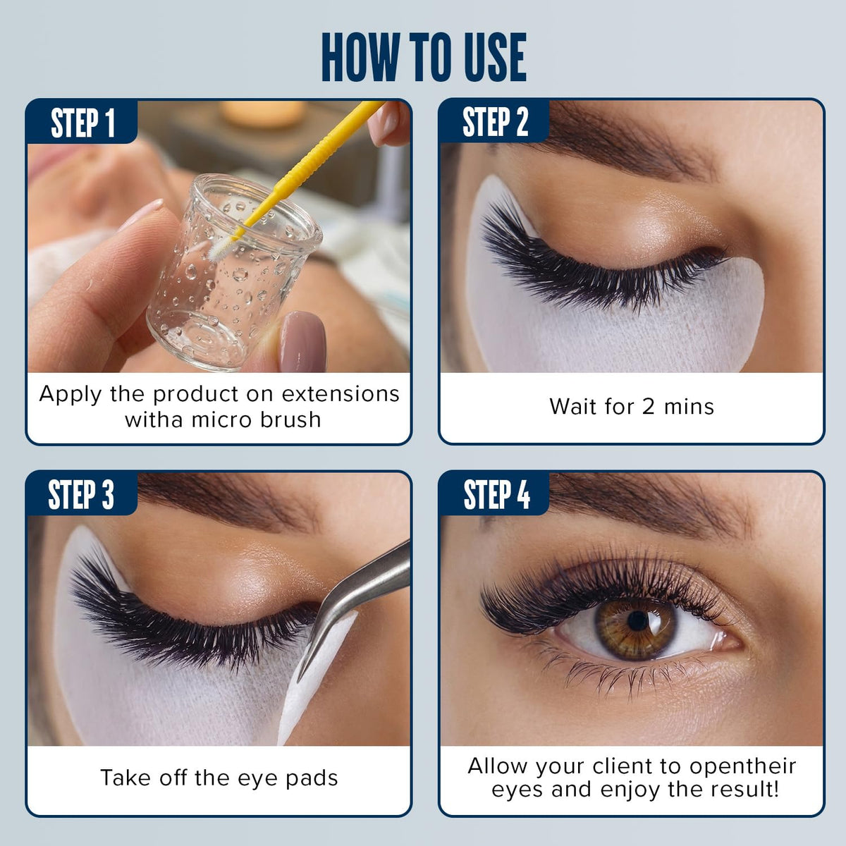 STACY LASH 15ml bottle beside ruler showing compact salon-friendly size