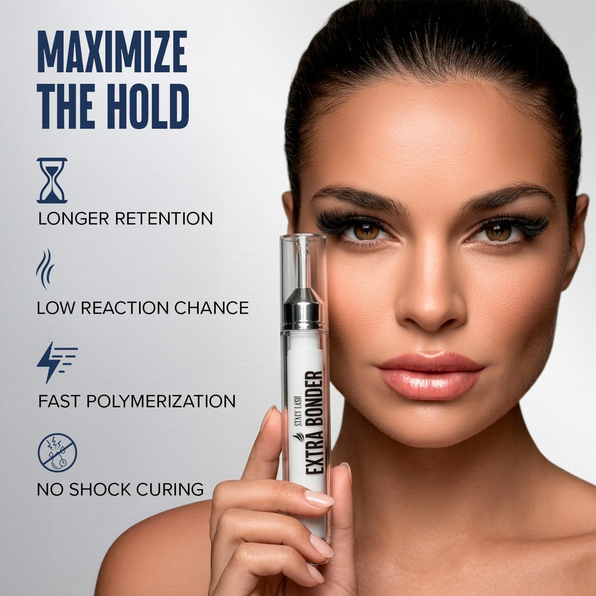 STACY LASH syringe tip detail for precise hygienic application