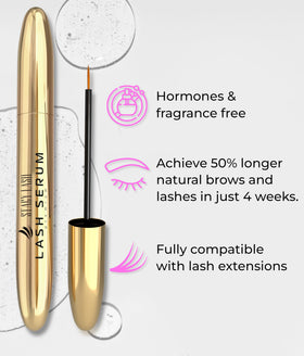 STACY LASH foam texture on fingers demonstrating gentle effective cleansing