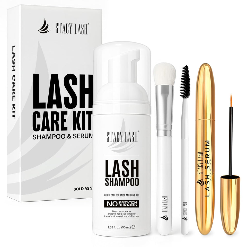 STACY LASH front packaging showing kit and travel-ready design benefit