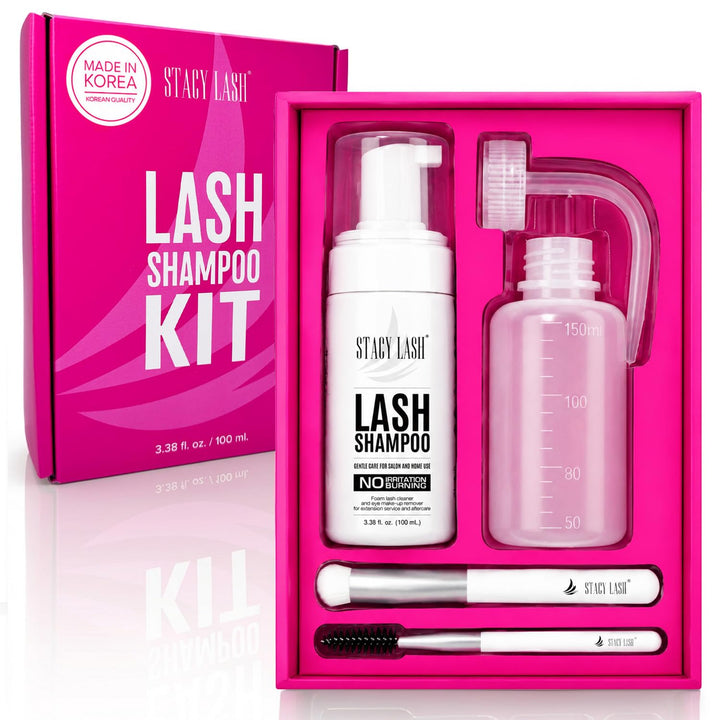 STACY LASH front packaging showing kit contents and clear labeling benefit: easy identification