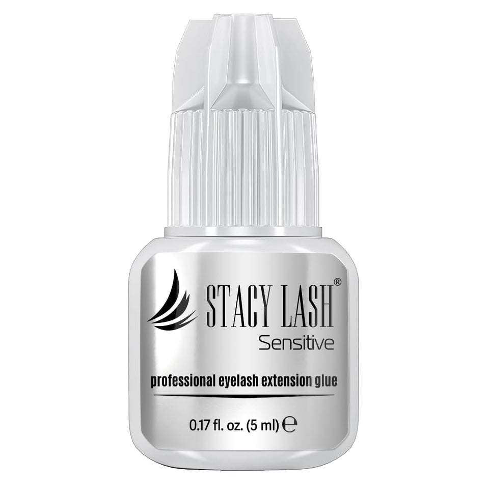 STACY LASH front packaging showing sealed 5ml vial and professional labeling benefit freshness
