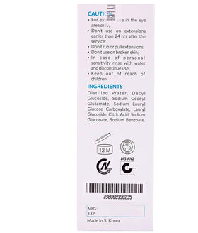 STACY LASH ingredient close-up highlighting gentle components for comfort
