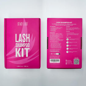 STACY LASH kit on bathroom vanity showing practical daily-use setup and convenience