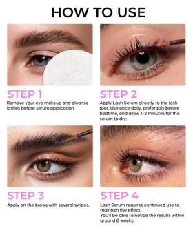 STACY LASH mascara spoolie separating lashes for neat, defined look