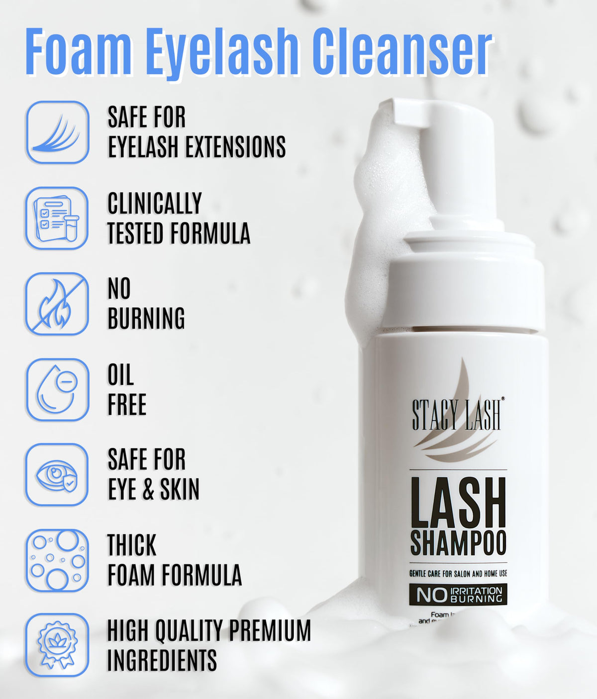 STACY LASH 5ml serum bottle with applicator for targeted lash conditioning