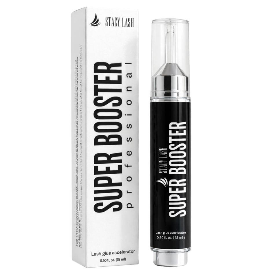 STACY LASH front bottle view showing product and professional benefit