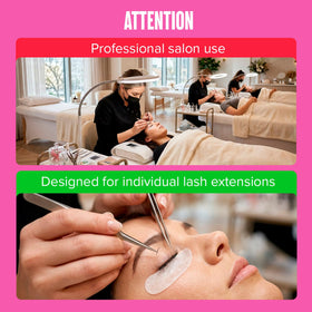 STACY LASH bottle on salon tray with tools showing efficient workflow benefit