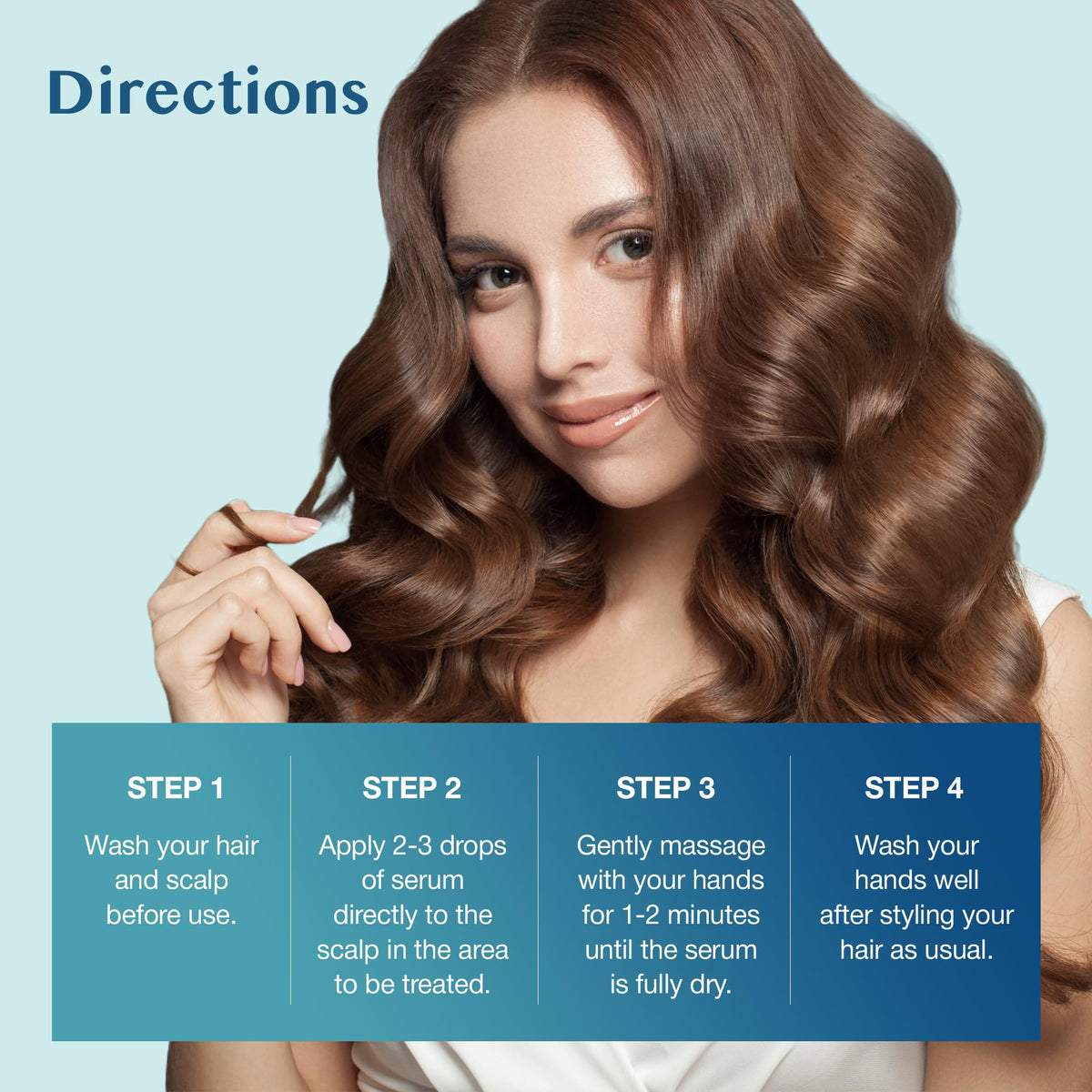 Stafenit label ingredients closeup highlighting 5% minoxidil and biotin benefits