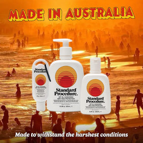 Standard Procedure in use at beach, long-lasting protection for outdoor activities