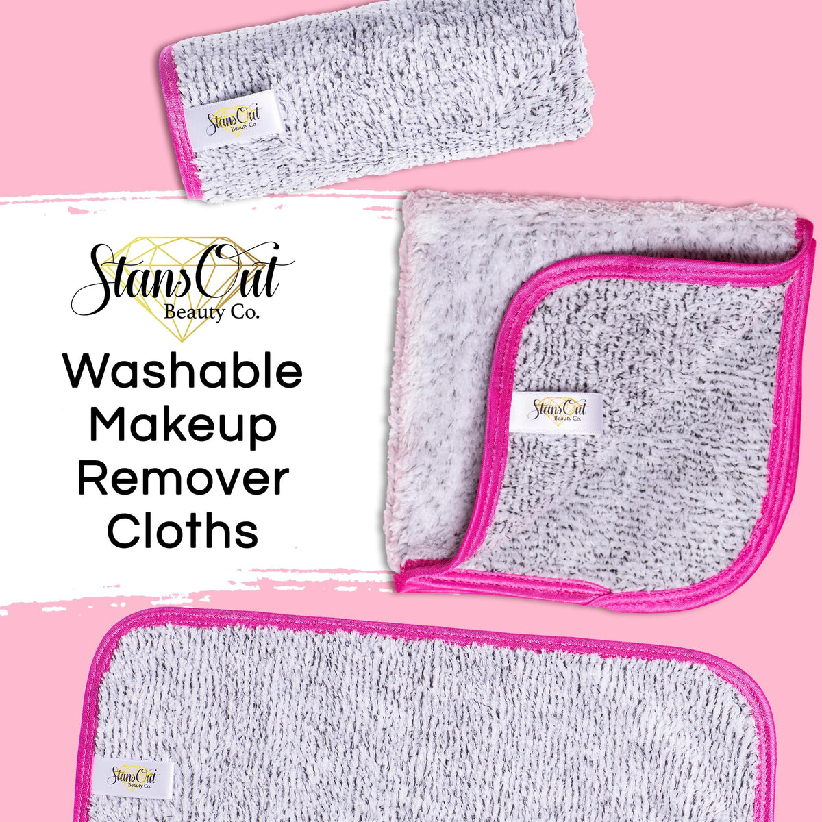 StansOut close-up microfiber weave texture demonstrating gentle effective cleaning