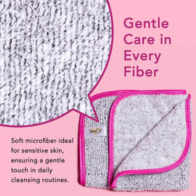 StansOut removing mascara with a towel illustrating gentle waterproof makeup removal
