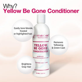 STAR CARE shampoo and conditioner bottles side by side for regimen clarity