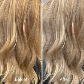 STAR CARE shampoo texture poured from bottle for easy application