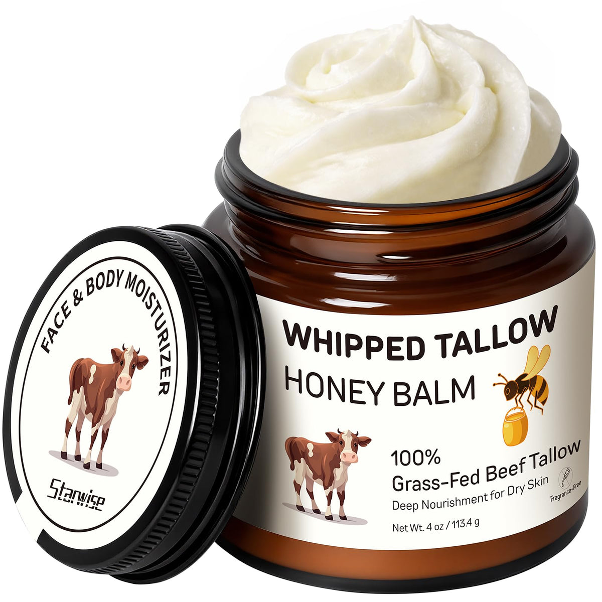 Starwise jar front view showing clean packaging and product benefit