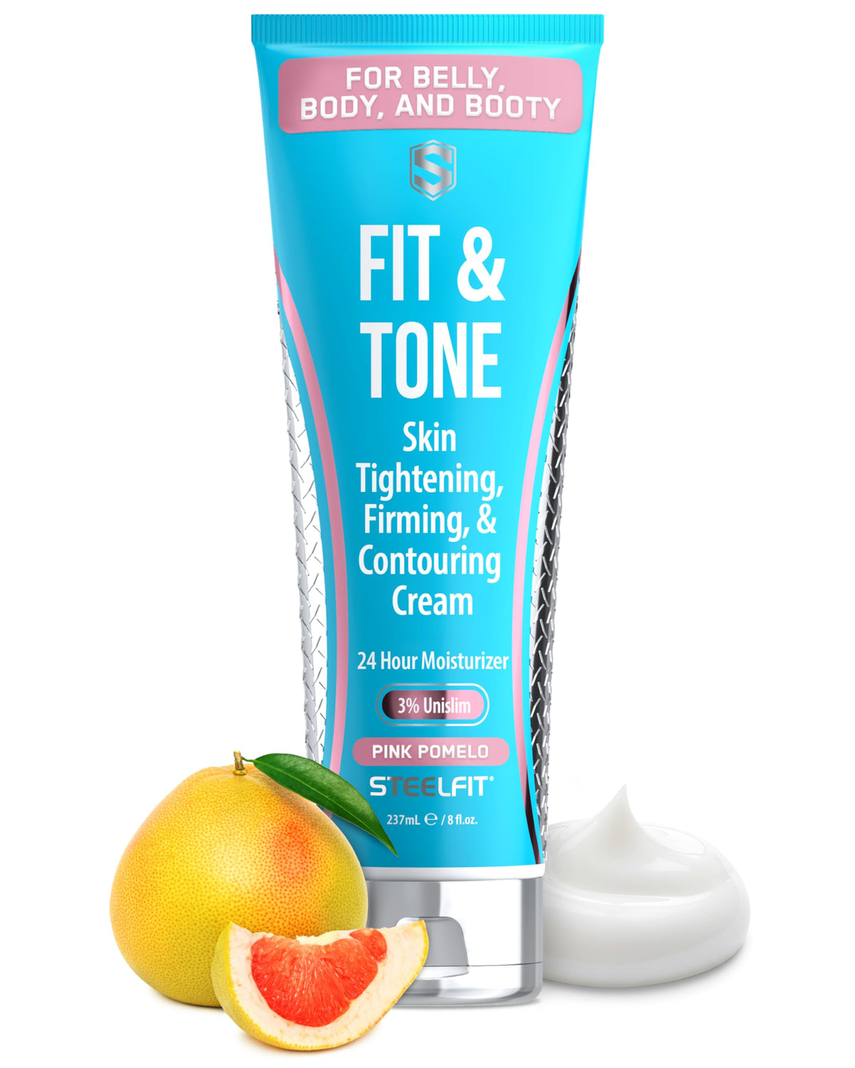 SteelFit front packaging showing bottle and label, highlights product clarity