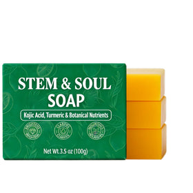 Stem and Soul front packaging showing three bars and product name for clear identification and benefit