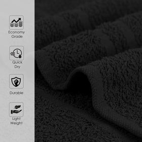 STF Linen sewn edge and label close-up showing reinforced stitching and durability