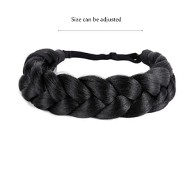 STHEJFB close-up of braid texture showing soft realistic fibers benefit