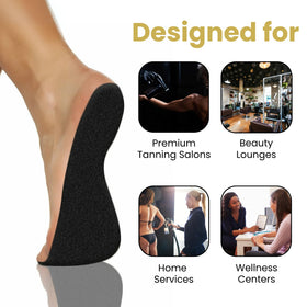 STICKONFEET held in hand showing size comparison and portable convenience