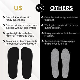 STICKONFEET foam surface texture showing comfortable cushion and protection