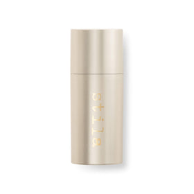 stila application on cheeks blended with fingers, reveals natural flushed finish