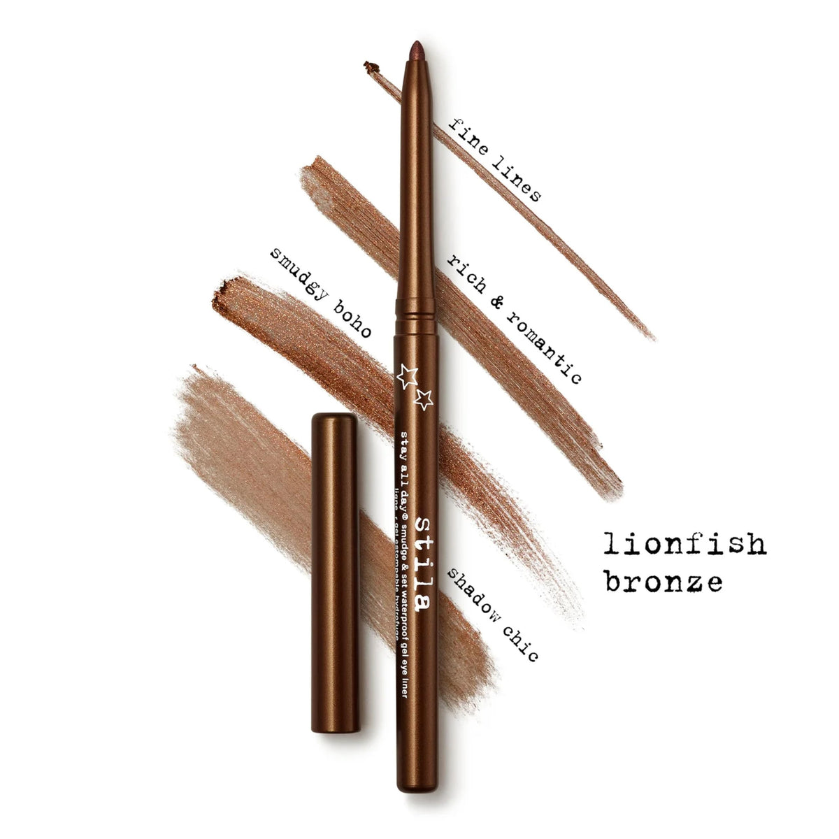 stila application on eye tightline illustrating precise lash-definition